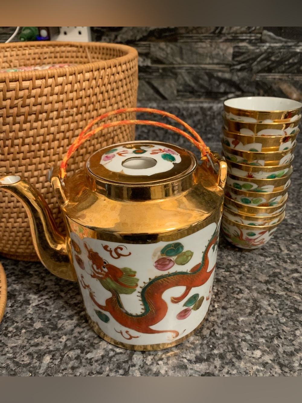 Vintage Chinese tea set